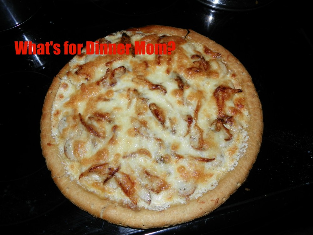 Sausage Alfredo Pizza