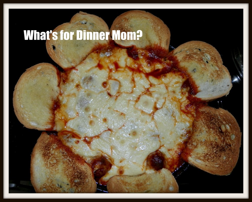 Meatball Sub Casserole with Garlic Bread