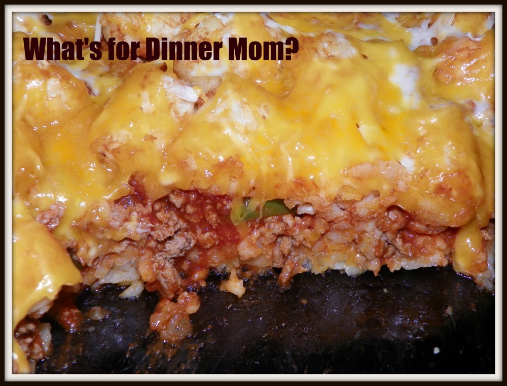 Tater Tot Manwhich Casserole II