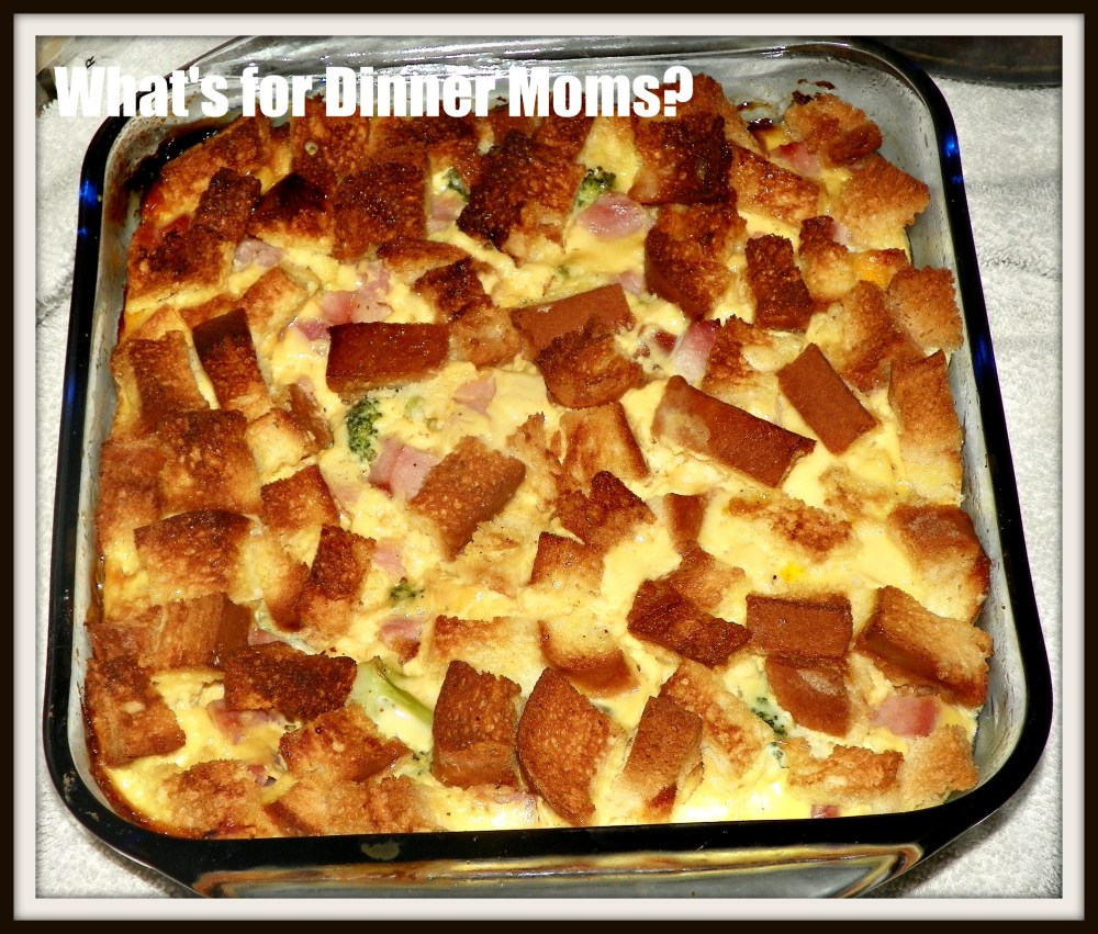 Broccoli and Ham Brunch Casserole