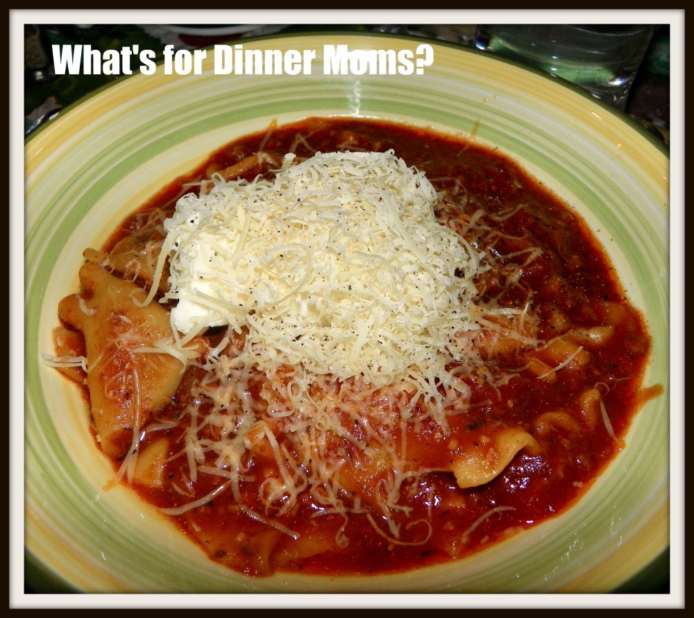 Slow Cooker Lasagna Soup