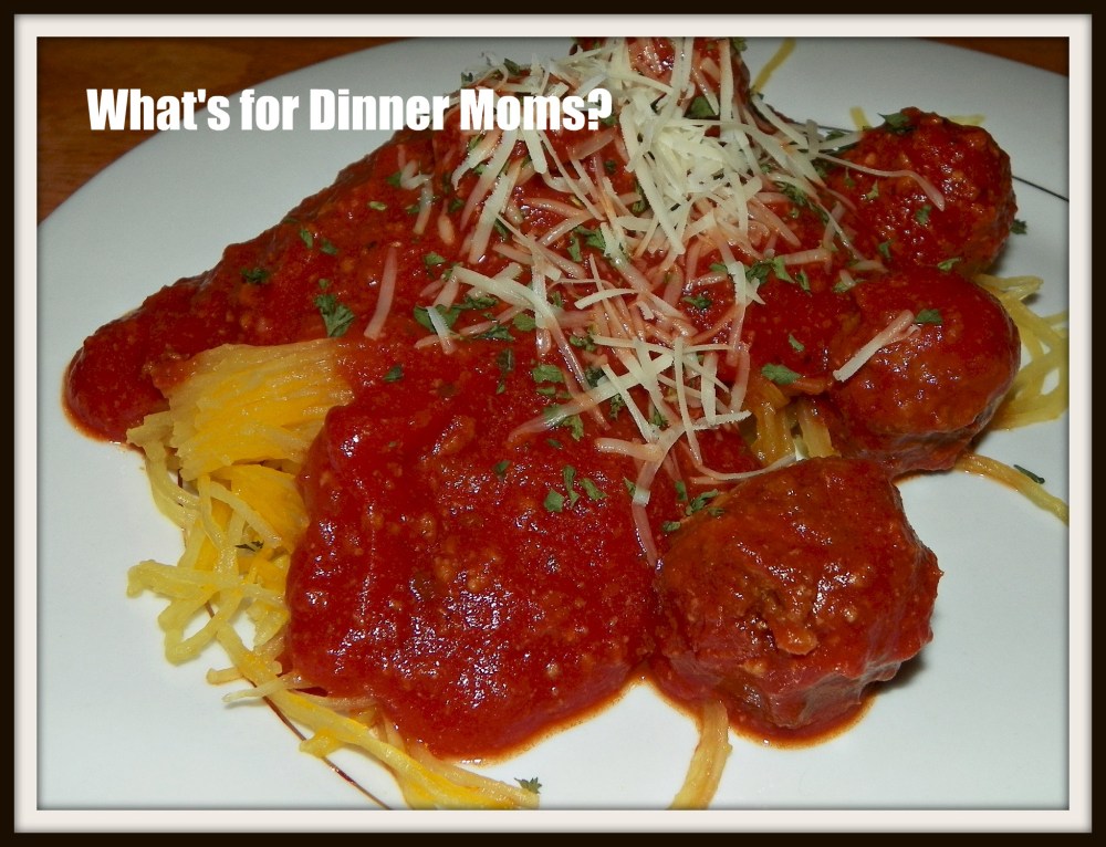 Spaghetti Squash with Meatballs