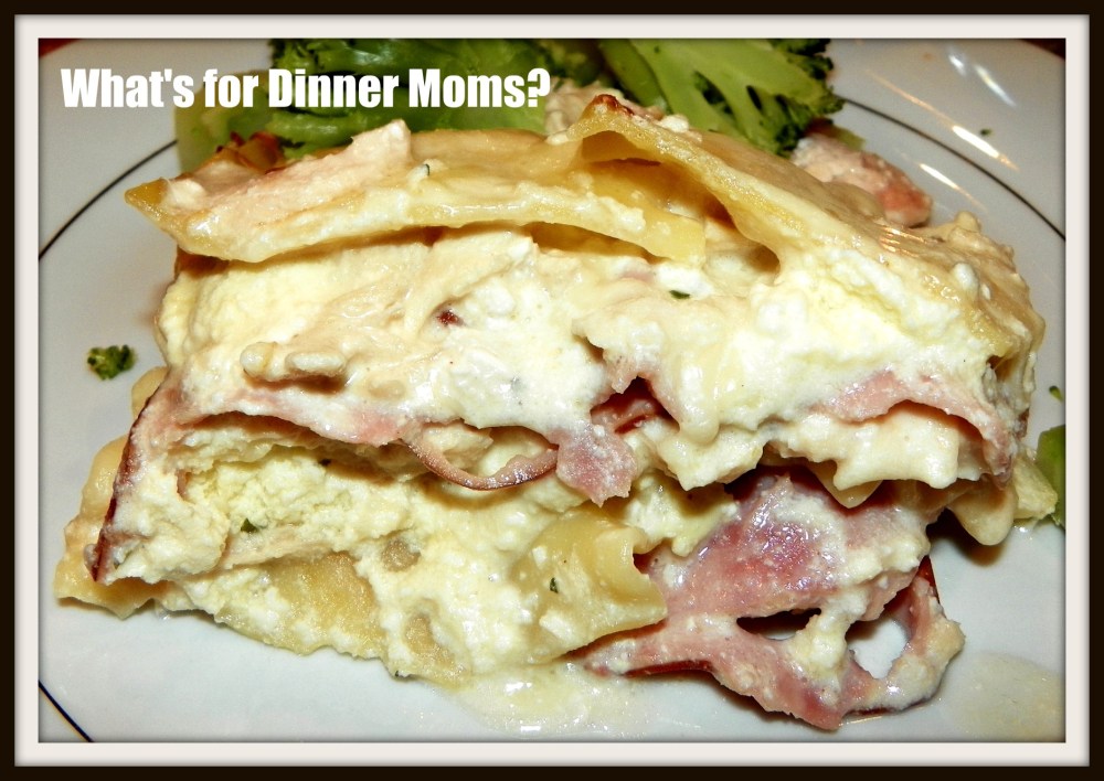 Chicken Cordon Bleu Lasagna Slice