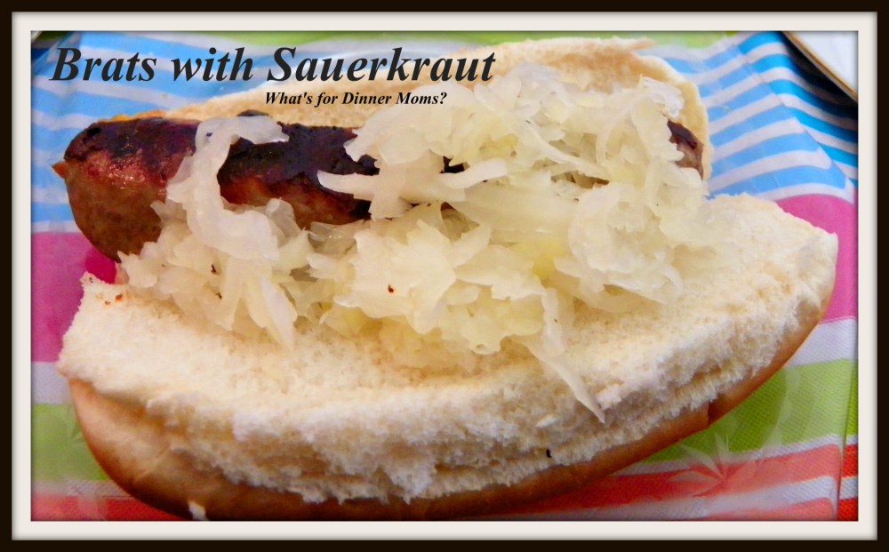 Brats with Sauerkraut