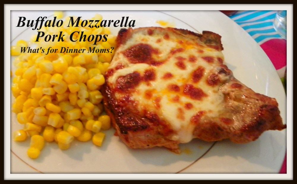 Buffalo Mozzarella Pork Chops