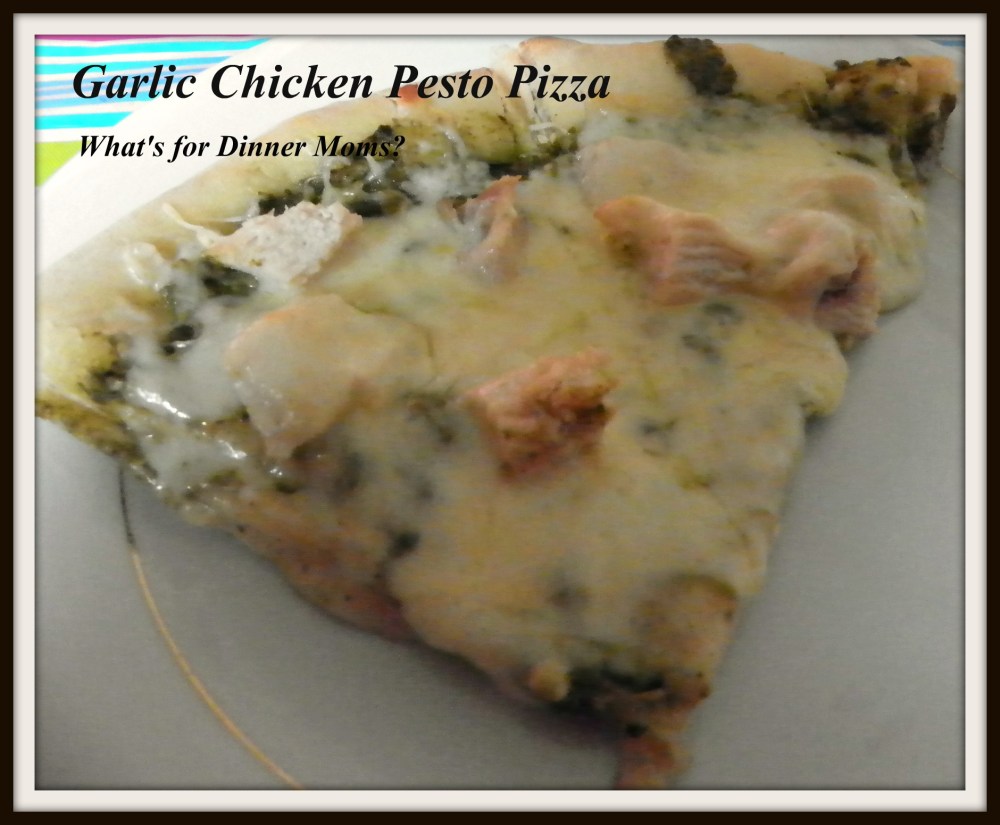 Garlic Chicken Pesto Pizza