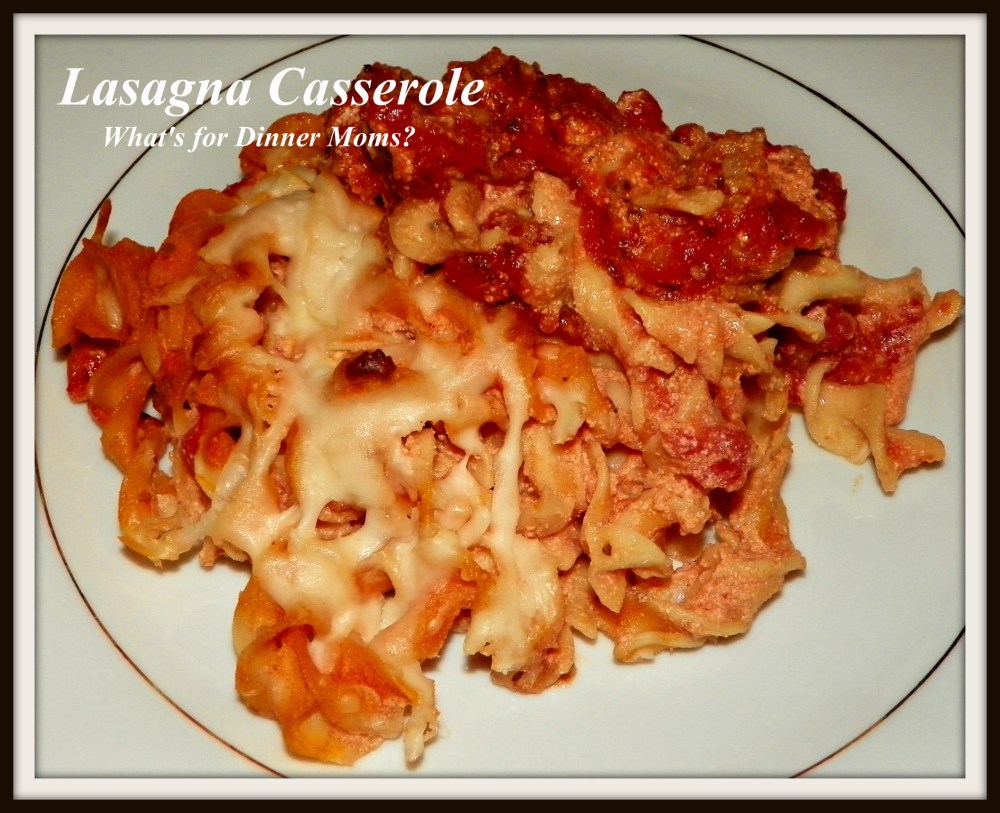 Lasagna Casserole - Plated