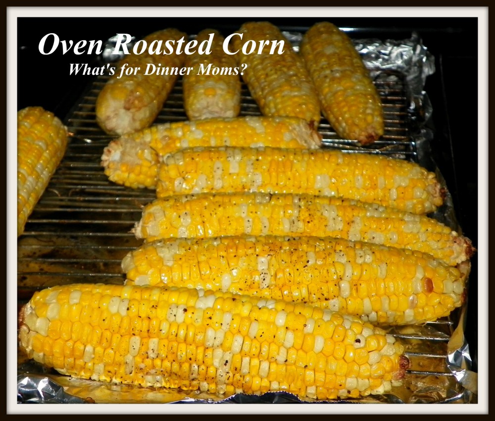 Oven Roasted Corn - Cooked