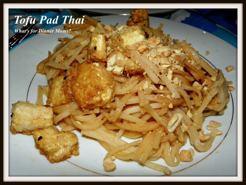 Tofu Pad Thai - What's for Dinner Moms