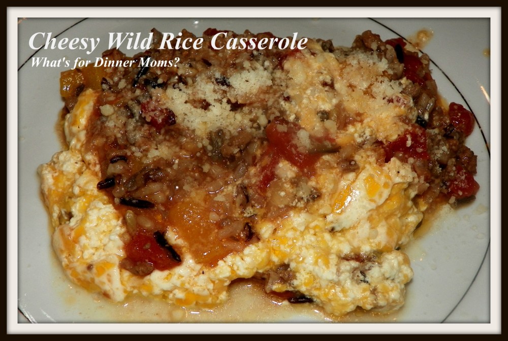 Cheesy Wild Rice Casserole