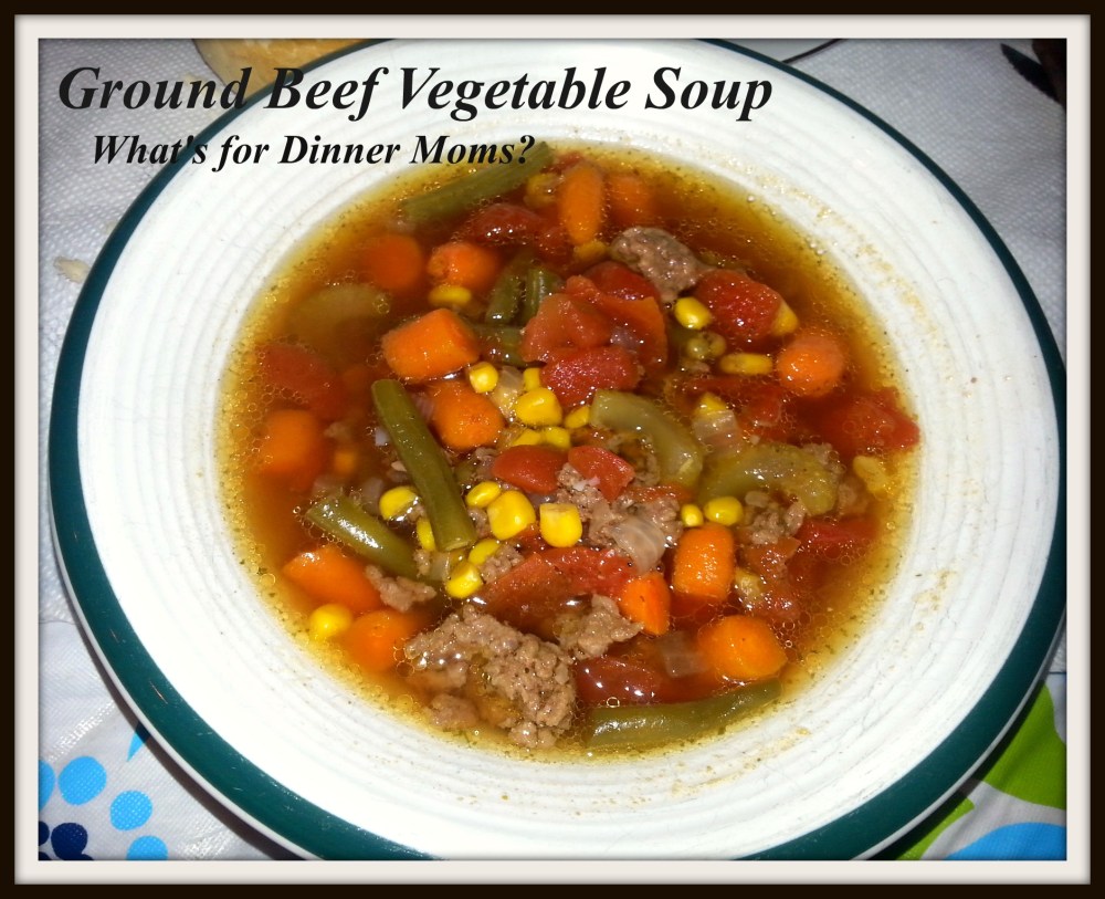 Ground Beef Vegetable Soup