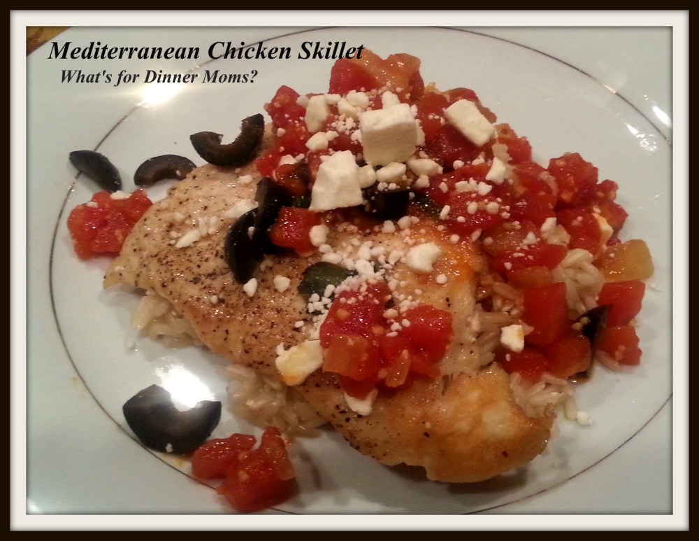 Mediterranean Chicken Skillet (plated)