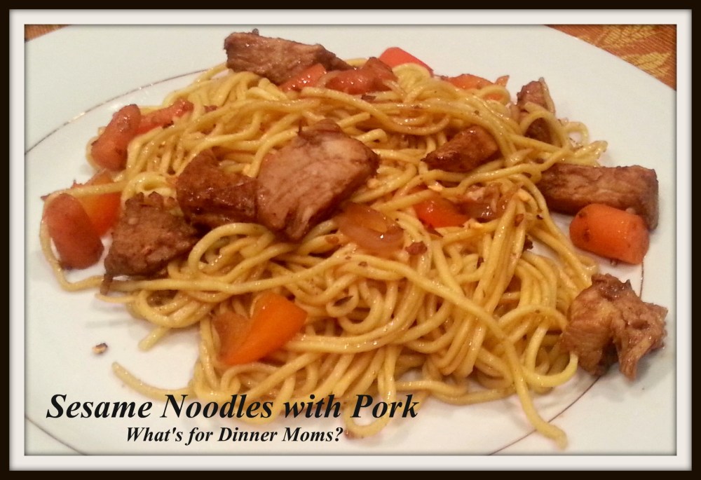 Sesame Noodles with Pork