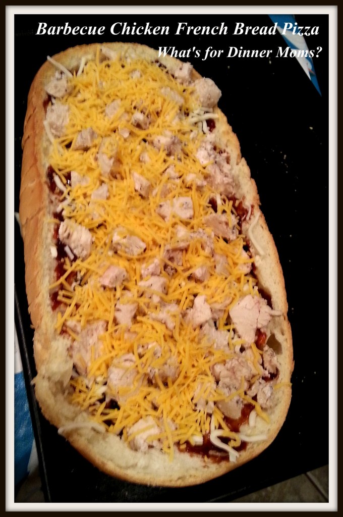 Barbecue Chicken French Bread Pizza (uncooked)