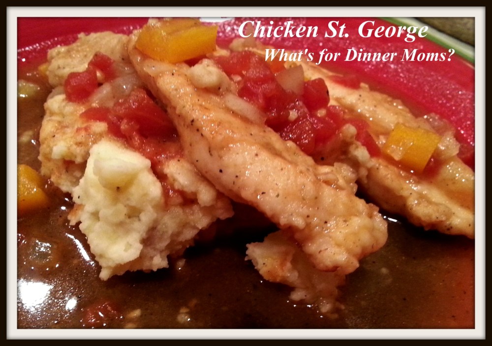 Chicken St. George - What's for Dinner Moms