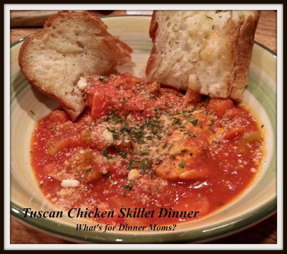 Tuscan Chicken Skillet Dinner