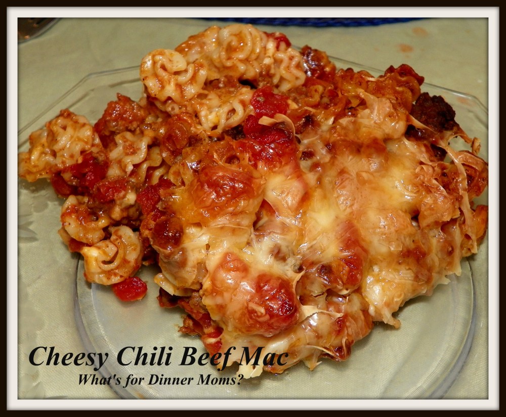 Cheesy Chili Beef Mac (plated)