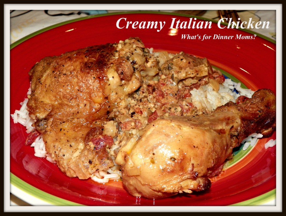 Creamy Italian Chicken - plated