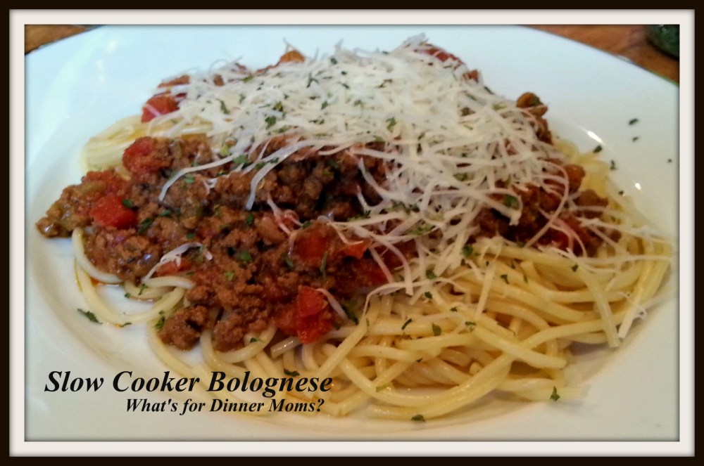 Slow Cooker Bolognese (plated)