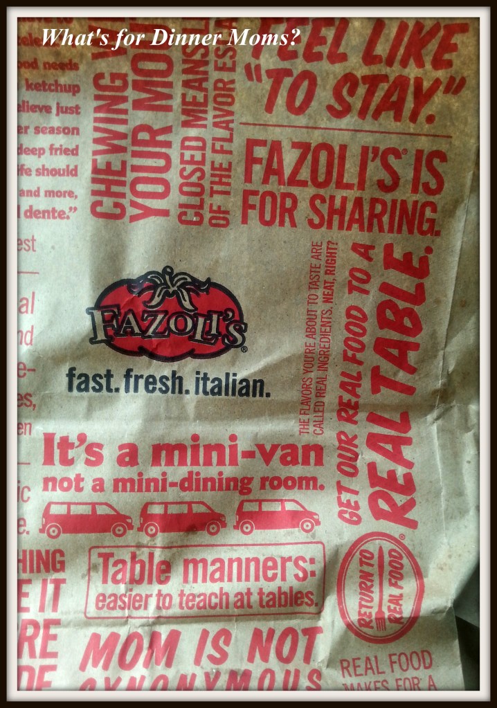 Fazoli's To-Go Bag