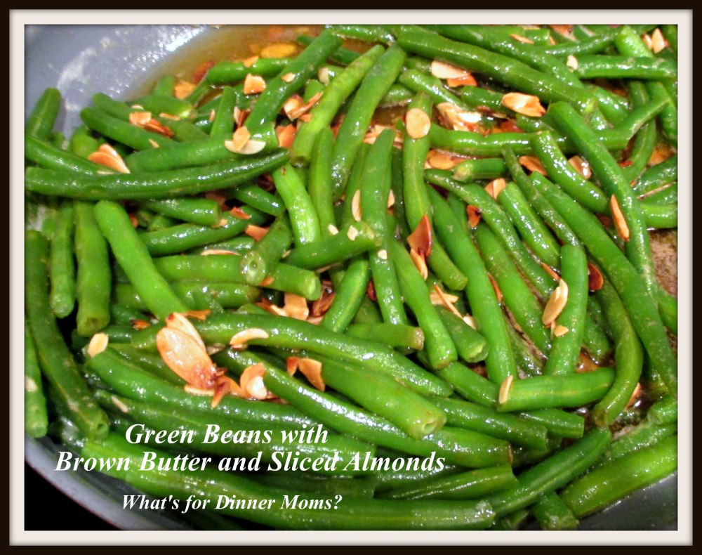 Green Beans with Brown Butter and Sliced Almonds