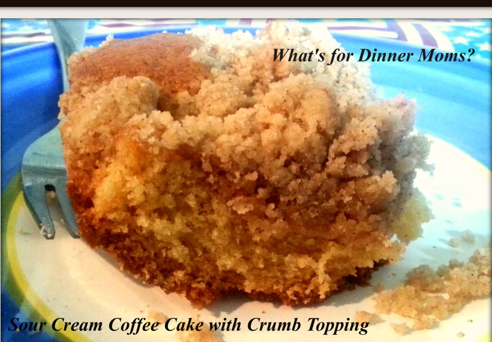 Sour Cream Coffee Cake with Crumb Topping