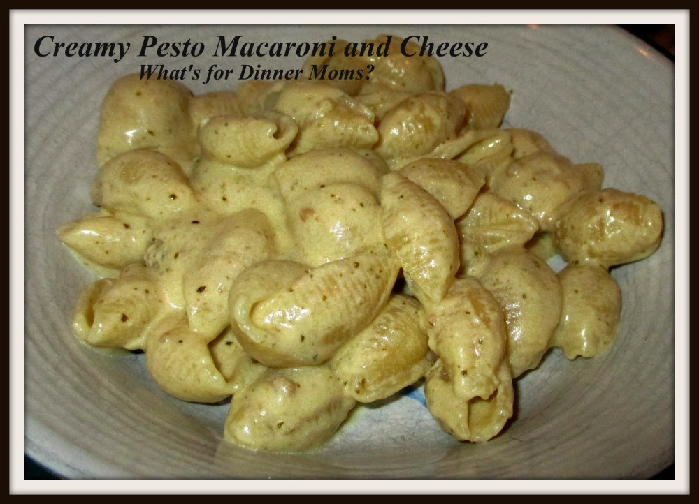 Creamy Pesto Macaroni and Cheese