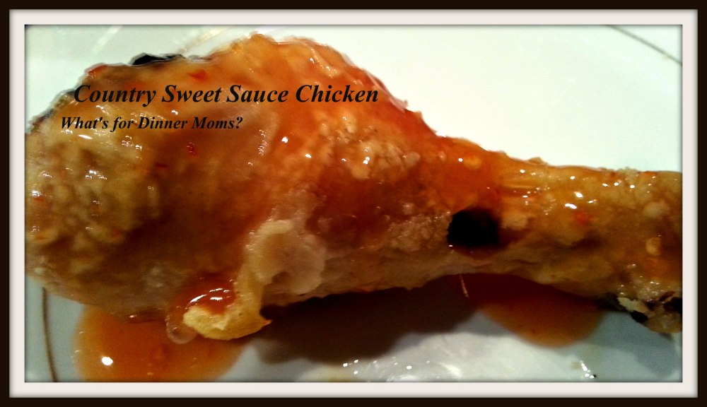 Country Sweet Sauce Oven Fried Chicken