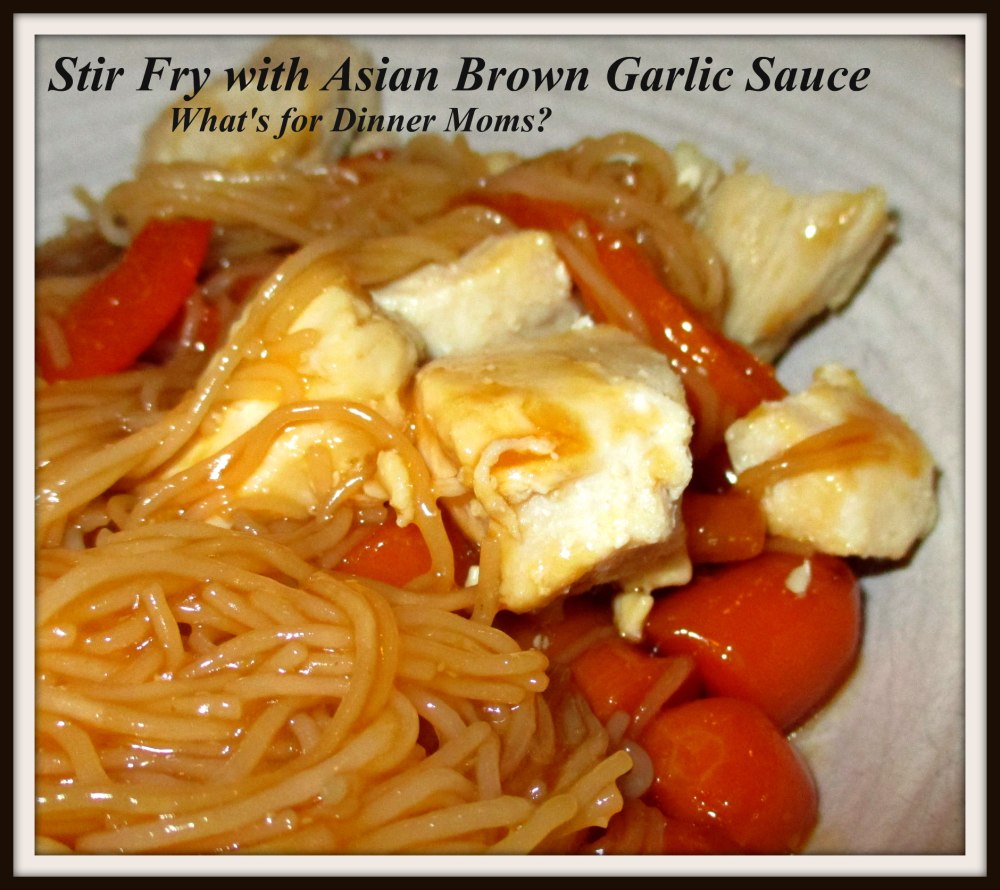 Stir Fry with Asian Brown Garlic Sauce (with Chicken)