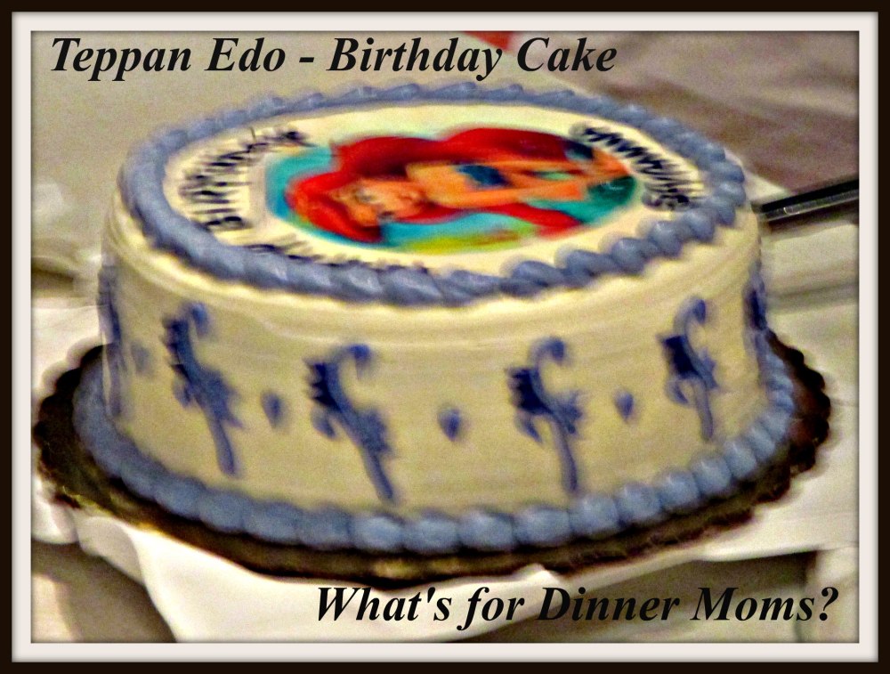 Teppan Edo - Birthday Cake