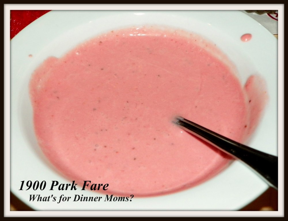 1900 Park Fare - Strawberry Soup