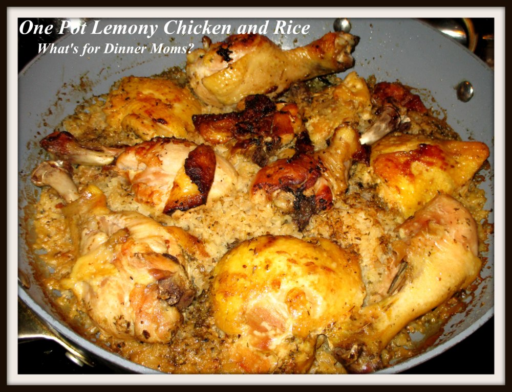 One Pot Lemony Chicken and Rice