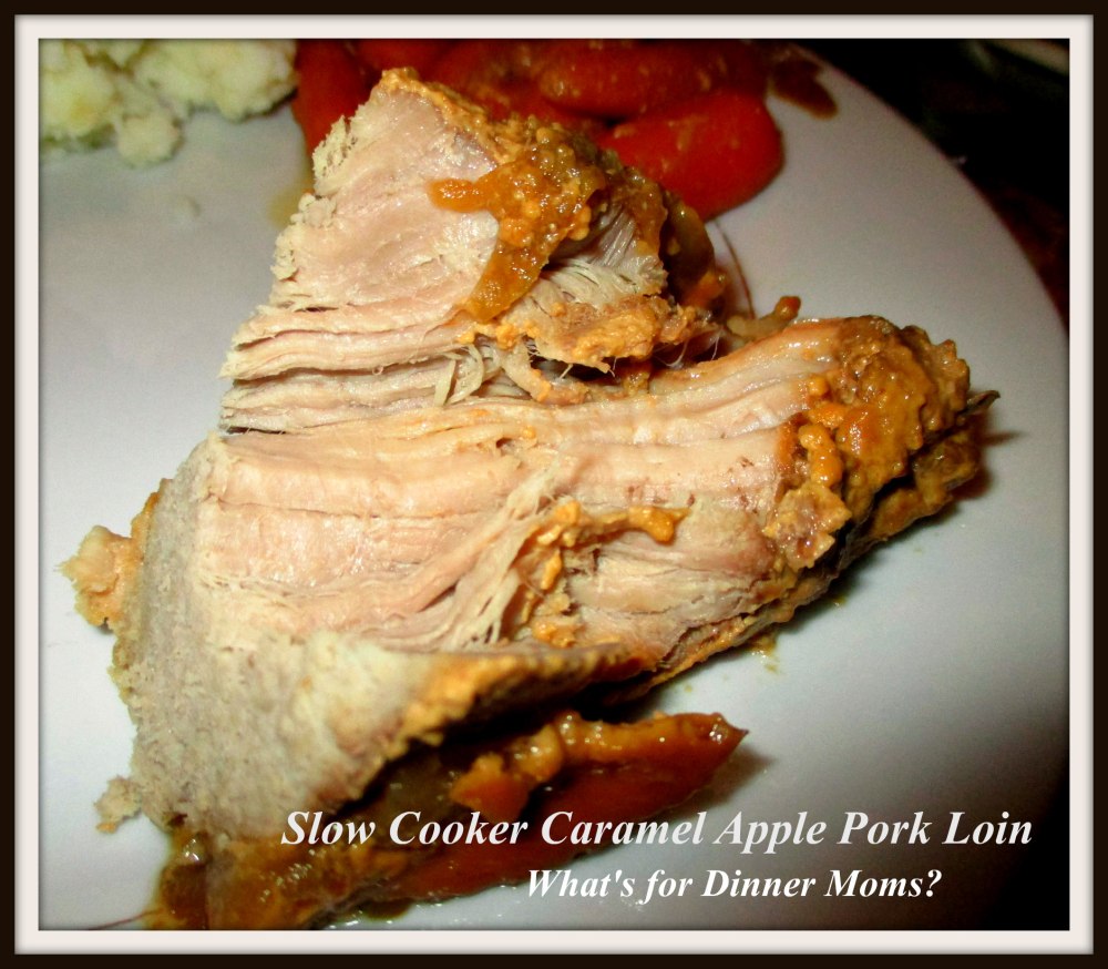 Slow Cooker Caramel Apple Pork Loin