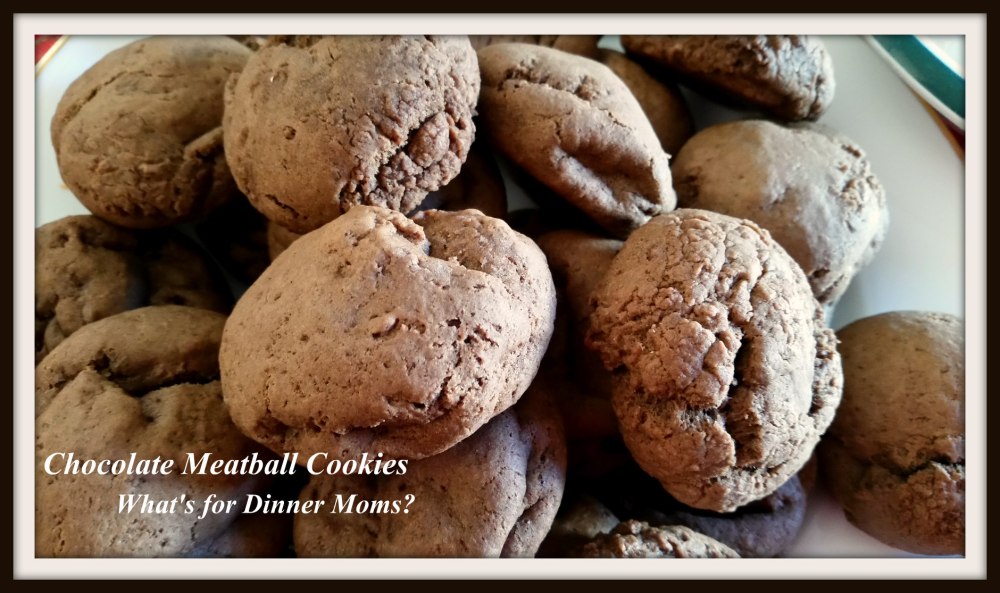 Chocolate Meatball Cookies