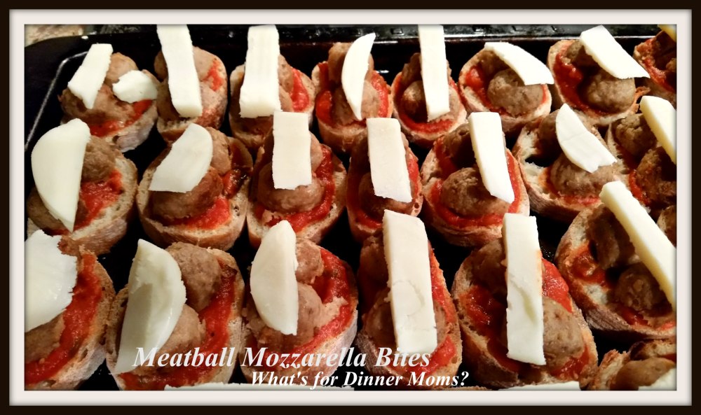 Meatball Mozzarella Bites - uncooked