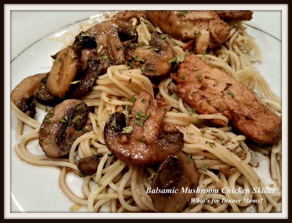 Balsamic Mushroom Chicken Skillet