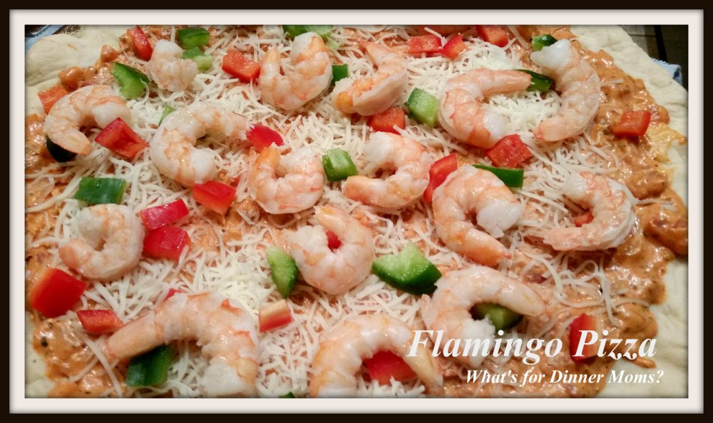 Flamingo Pizza with Shrimp
