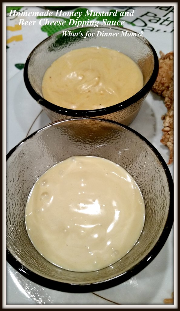 Homemade Honey Mustard and Beer Cheese Dipping Sauce