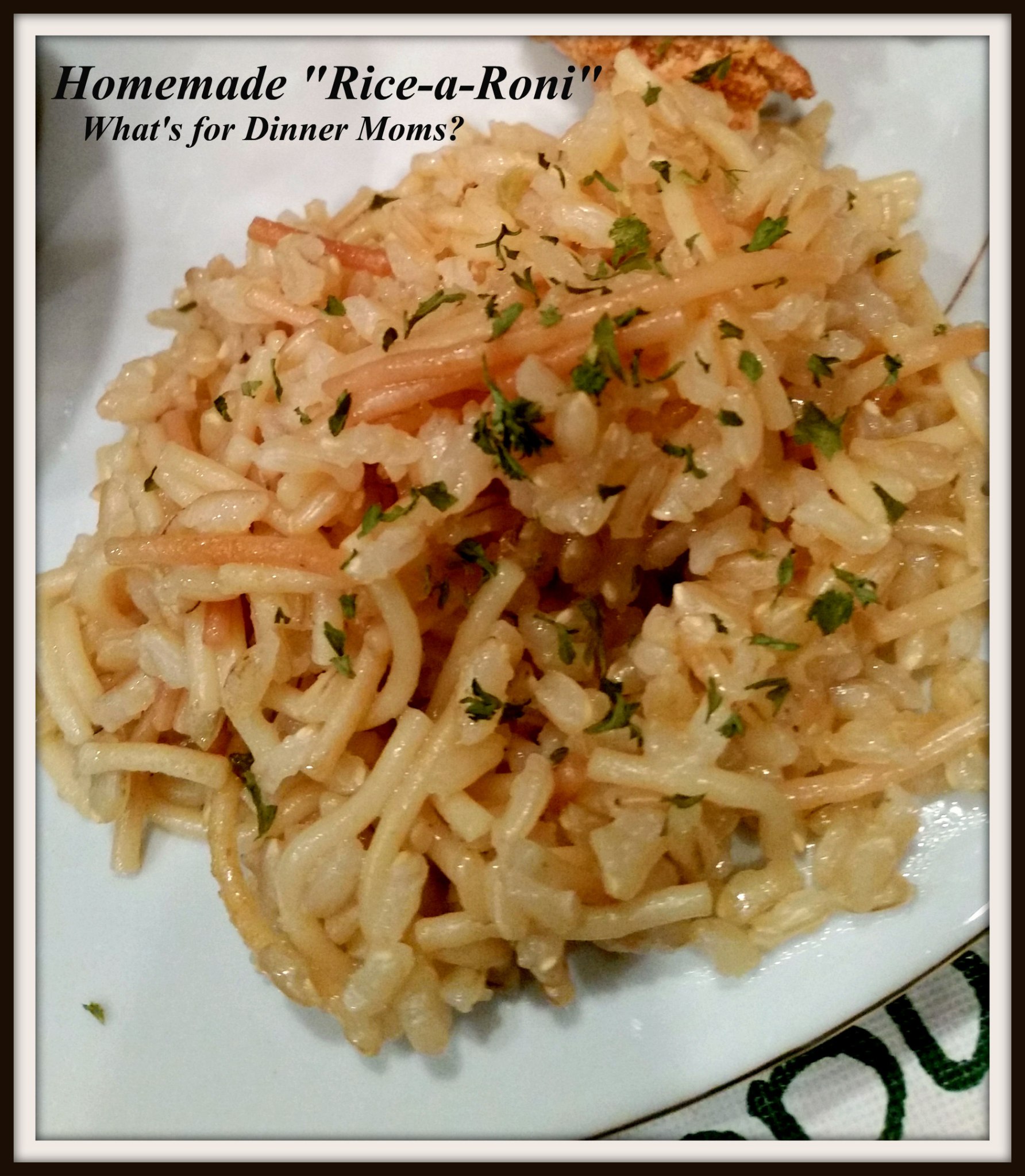 Homemade “Rice-a-Roni” – What's for Dinner Moms?