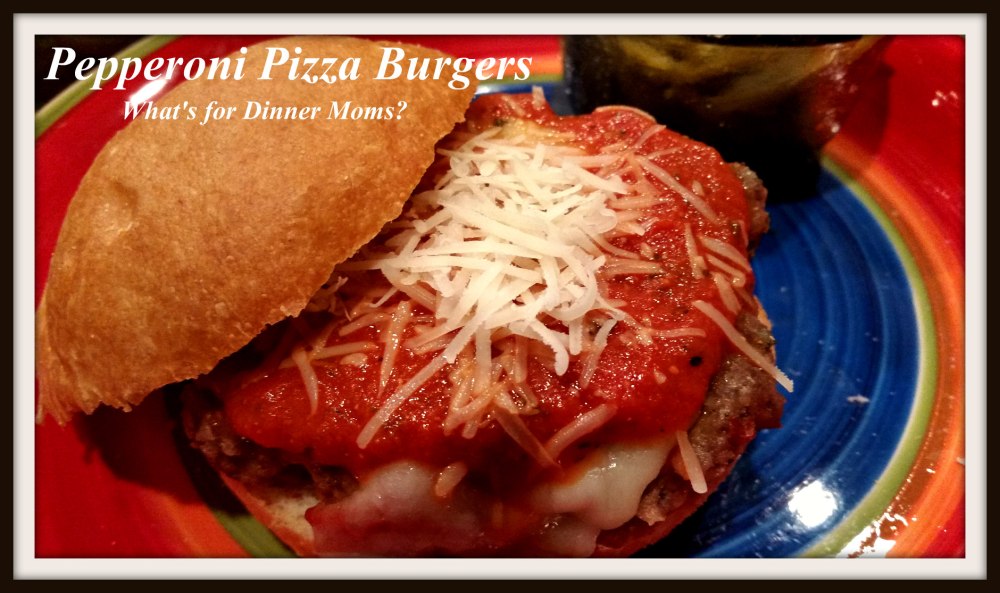 Pepperoni Pizza Burgers (complete)