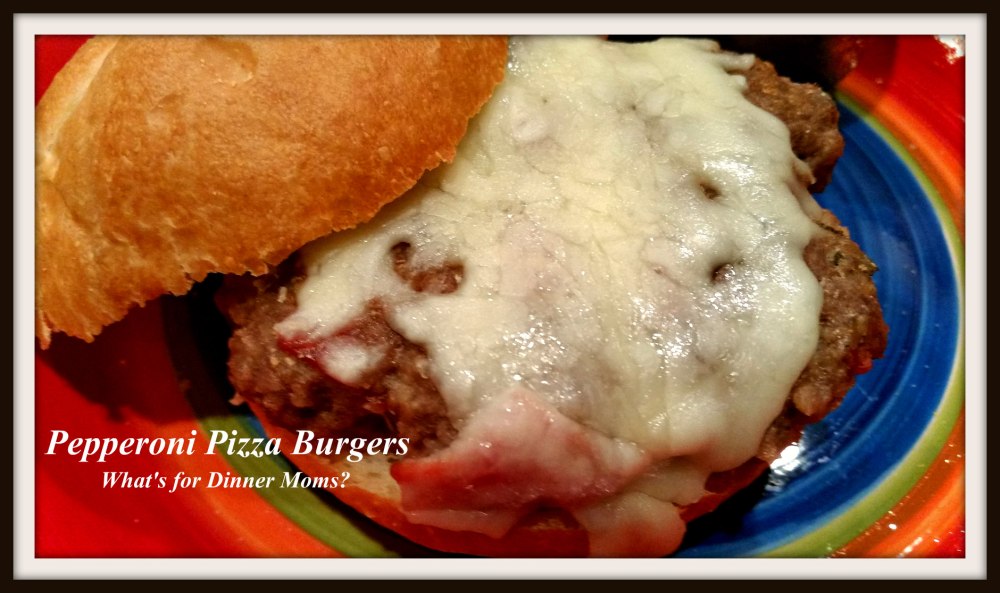 Pepperoni Pizza Burgers