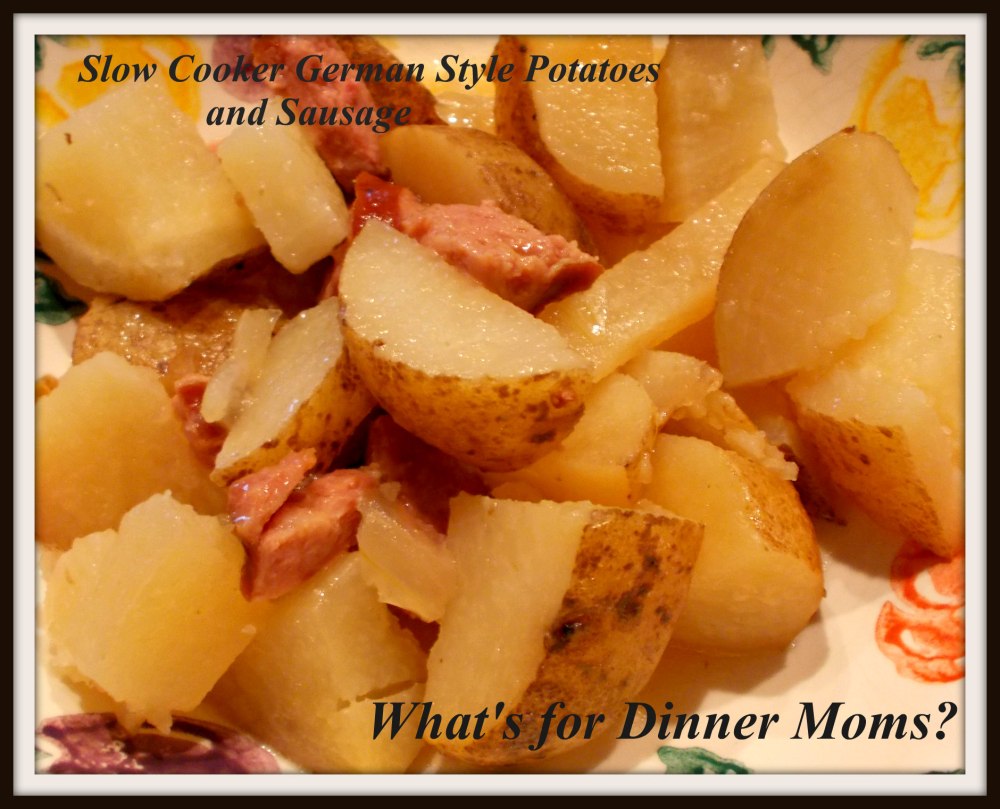 Slow Cooker German Style Potatoes and Sausage