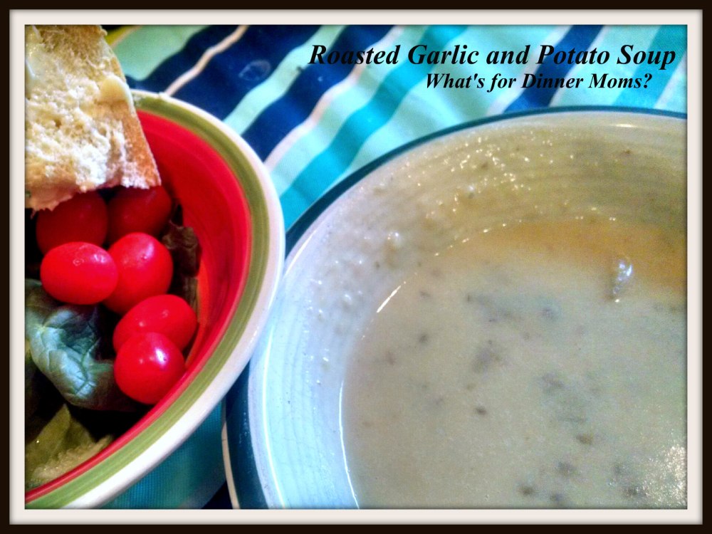 Roasted Garlic and Potato Soup
