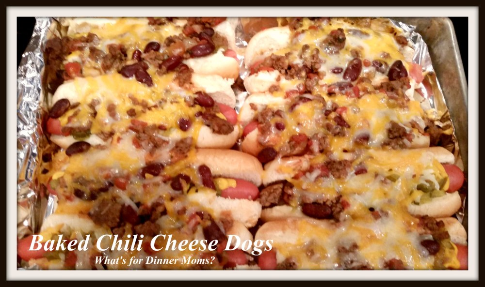 Baked Chili Cheese Dogs