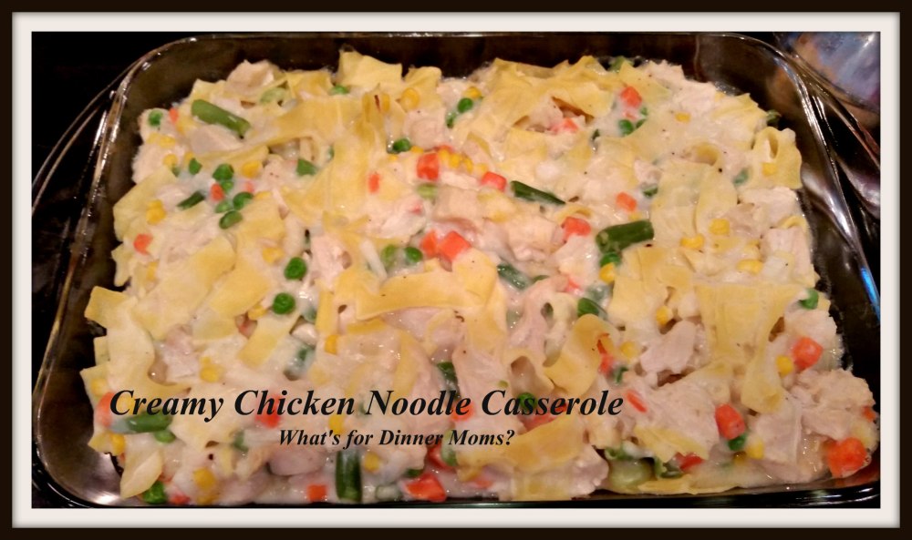 Creamy Chicken Noodle Casserole (no canned soups)