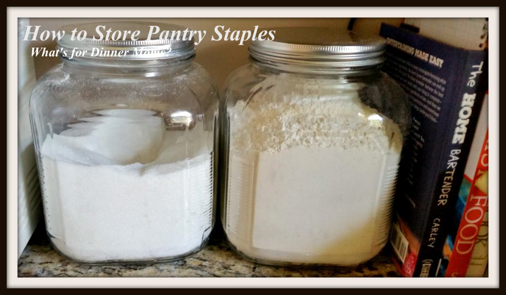 How to Store Pantry Staples