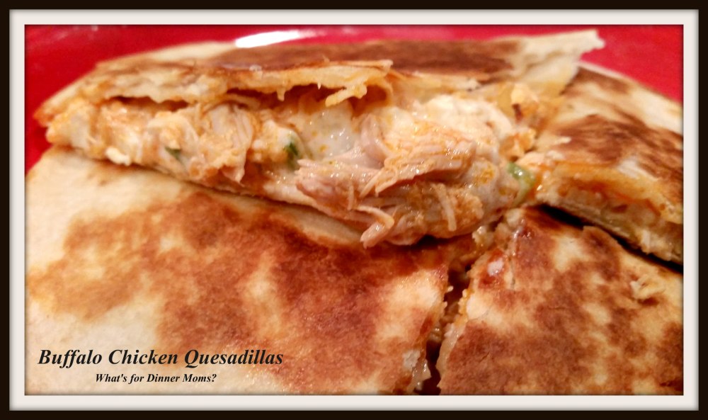 Buffalo Chicken Quesadillas