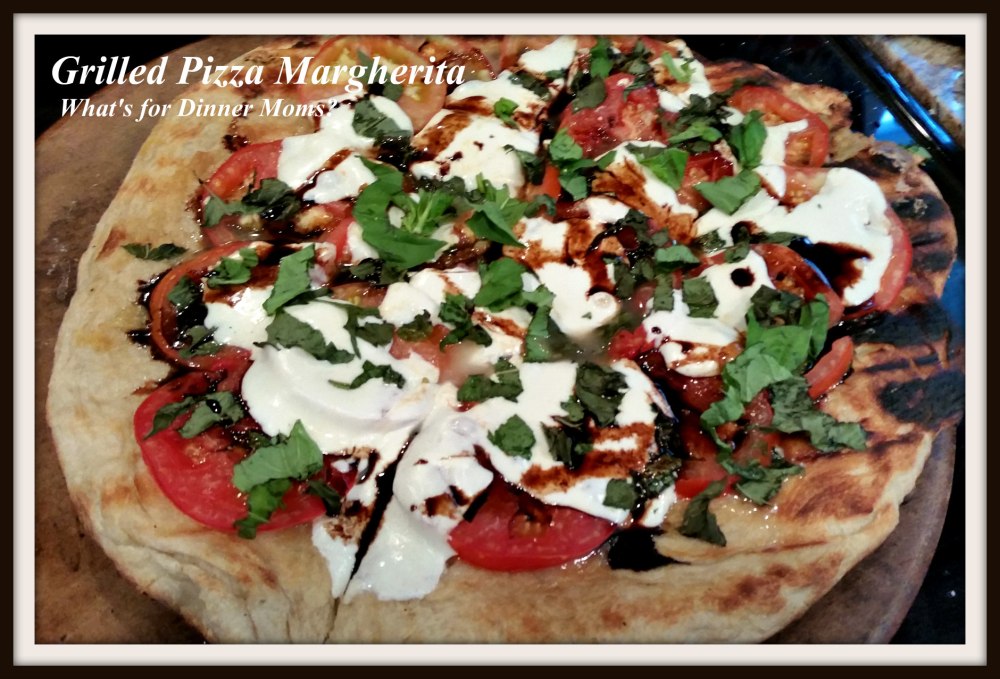 Grilled Pizza Margherita