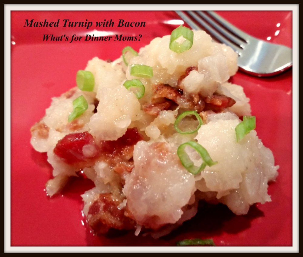 Mashed Turnip with Bacon