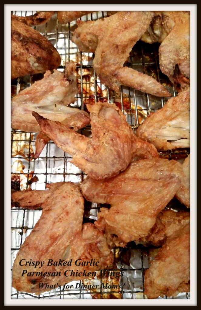 Crispy Baked Garlic Parmesan Chicken Wings